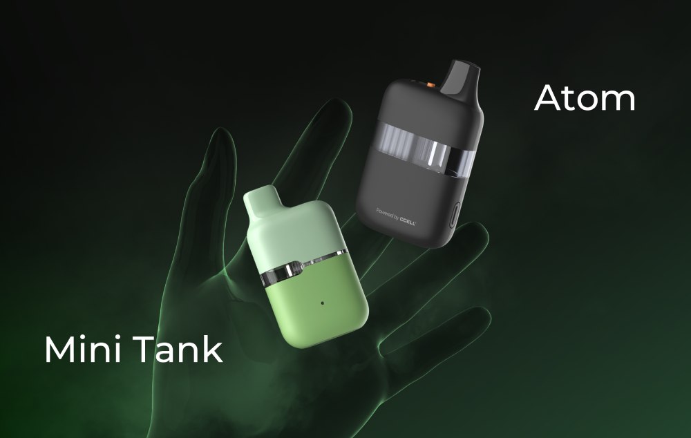 CCELL Disrupts All-In-One Vape Category with New Mini Tank and Atom, Two Ultra Discreet and Versatile Devices